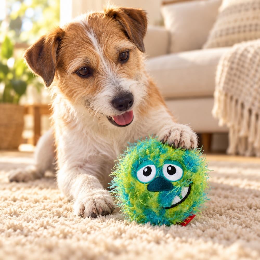 Gigwi Crazy Ball Çılgın Kirpi Top 6 Cm Kırçıllı Köpek OyuncağıGigwi