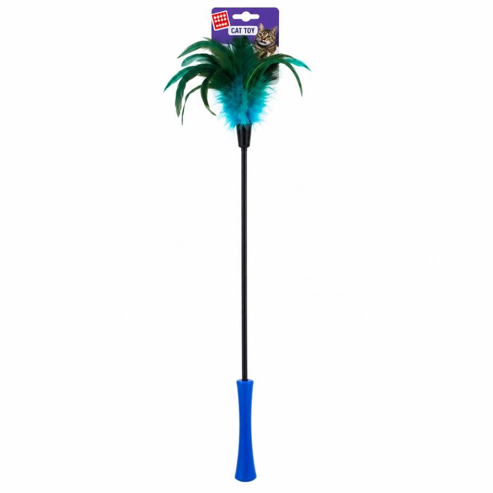GiGwi Feather Teaser Doğal Tüylü Kedi Oltası 60 cmGigwi