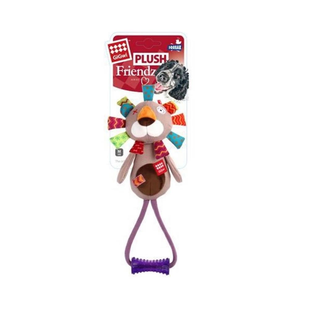 Gigwi Plush Sesli Aslan Diş Kaşıyıcılı Köpek OyuncağıGigwi