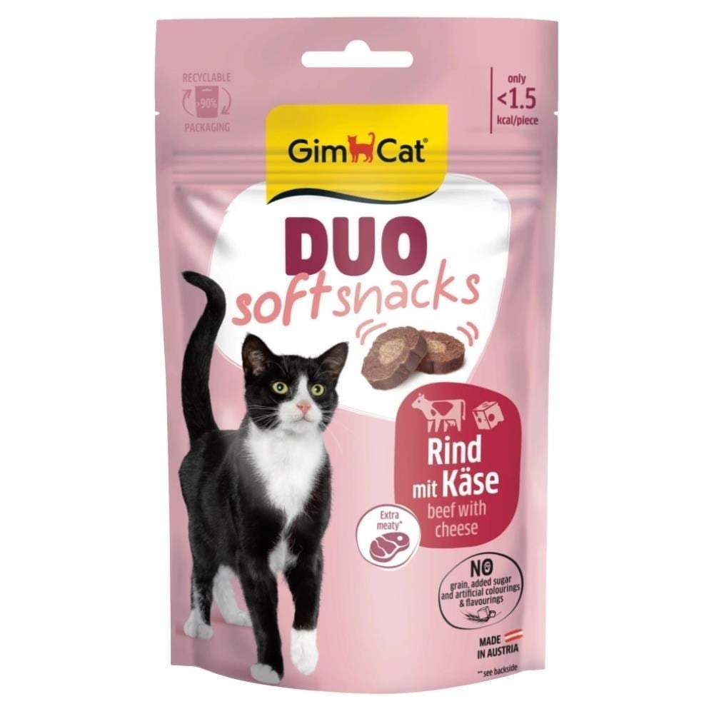 GimCat Duo Soft Shacks Sığır Etli ve Peynirli Kedi Ödül Maması 50 grGimcat