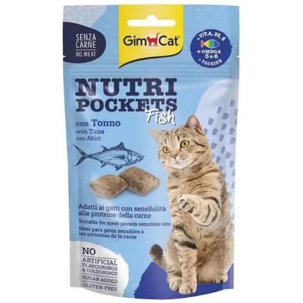 GimCat NutriPockets Ton Balıklı Kedi Ödül Maması 60 grGimcat