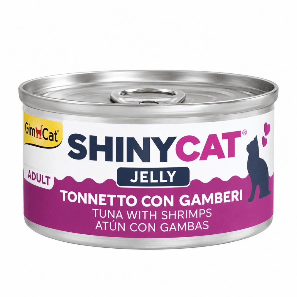 GimCat ShinyCat Jöle İçinde Ton Balıklı ve Karidesli Kedi Konservesi 70 grGimcat