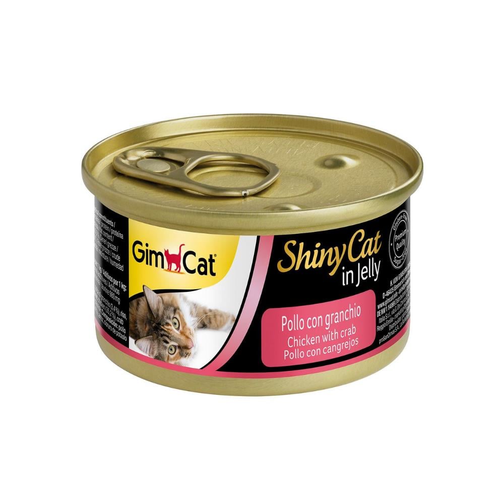 Gimcat Shinycat Tavuk ve Yengeçli Kedi Konservesi 70 grGimcat