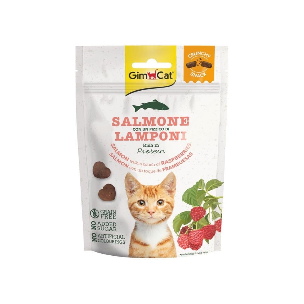 Gimcat Snacks Somon ve Ahududu Kedi Ödülü 60 grGimcat