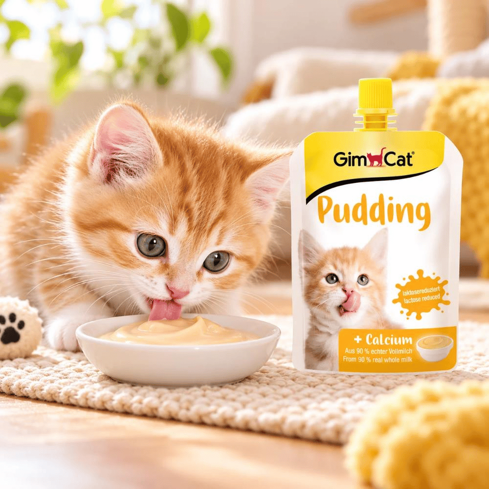 GimCat Sütlü Kalsiyum İlaveli Kedi Ödül Pudingi 150 grGimcat