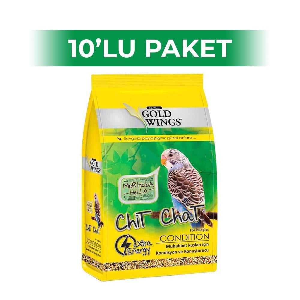 Gold Wings Classic Konuşturucu Muhabbet Kuşu Yemi 150 gr x 10 AdetGold Wings