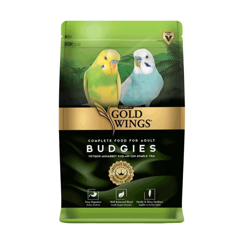 Gold Wings Premium Meyveli Muhabbet Kuşu Yemi 1 kgGold Wings