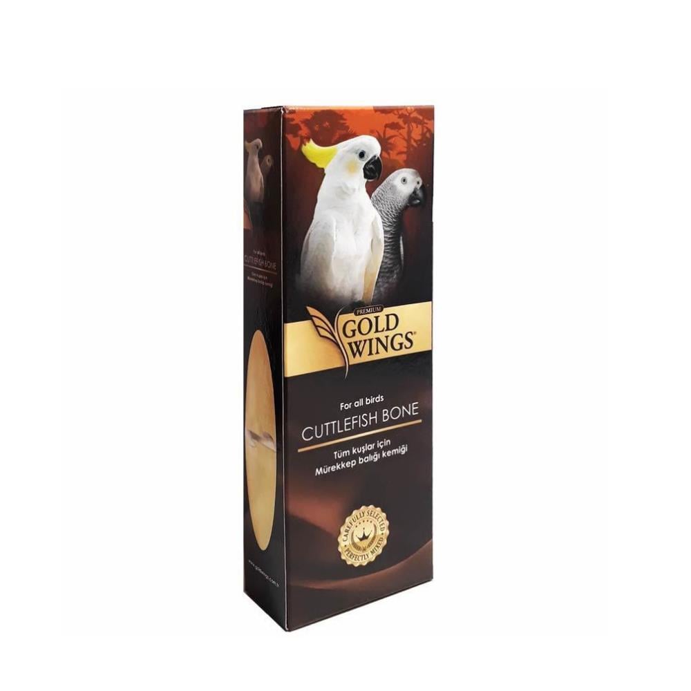 Gold Wings Premium Mürekkep Balığı Kemiği Gaga Taşı Büyük BoyGold Wings