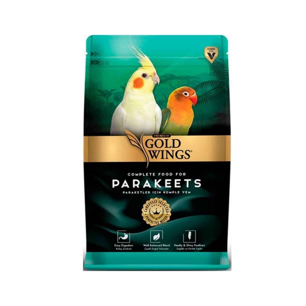 Gold Wings Premium Paraket Yemi 1 kgGold Wings