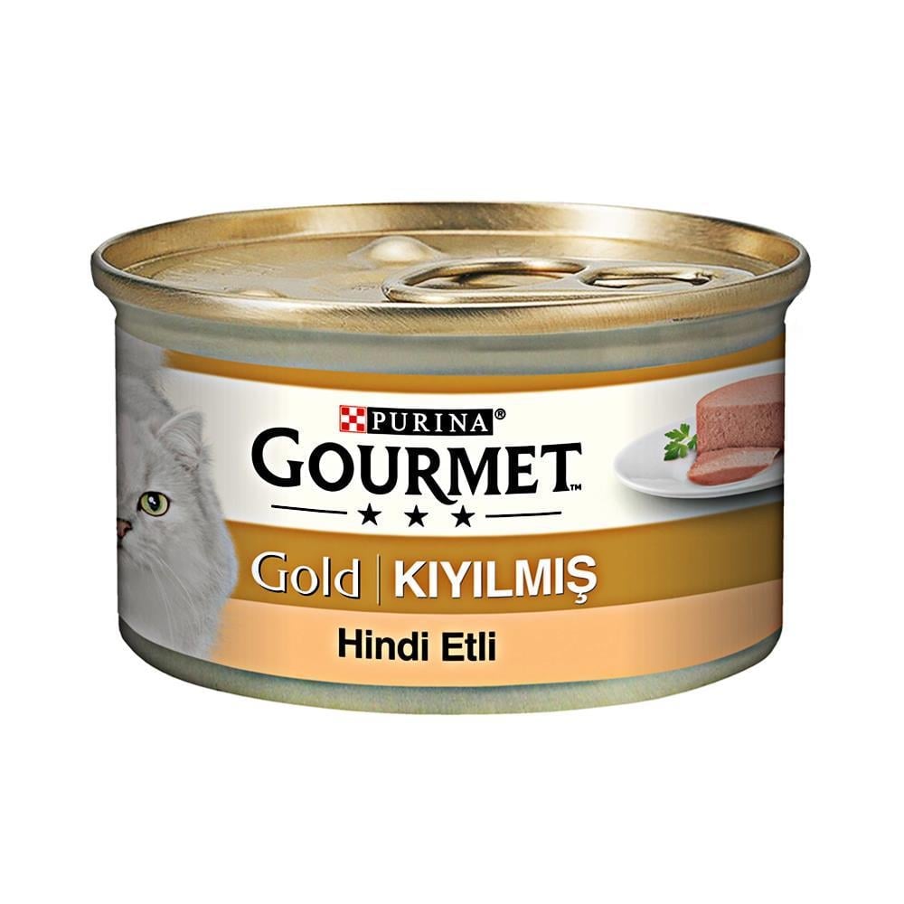 Gourmet Gold Kıyılmış Hindili Kedi Konservesi 85 grGourmet