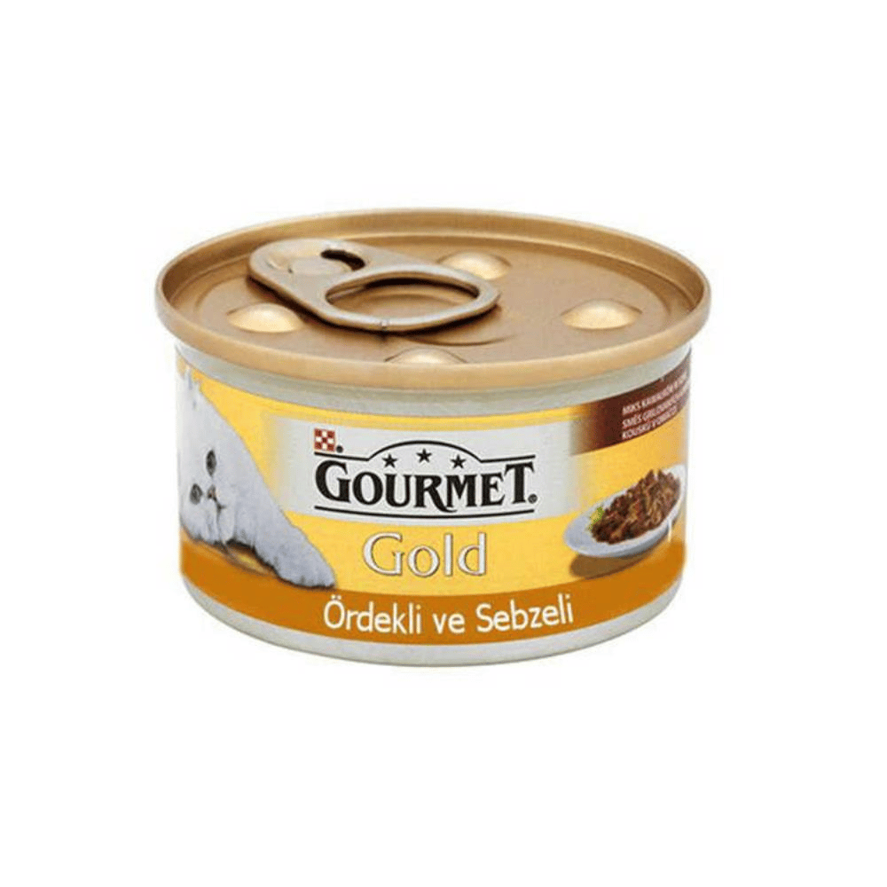 Gourmet Kıyılmış Ördek ve Sebzeli Kedi Konservei 85 grGourmet
