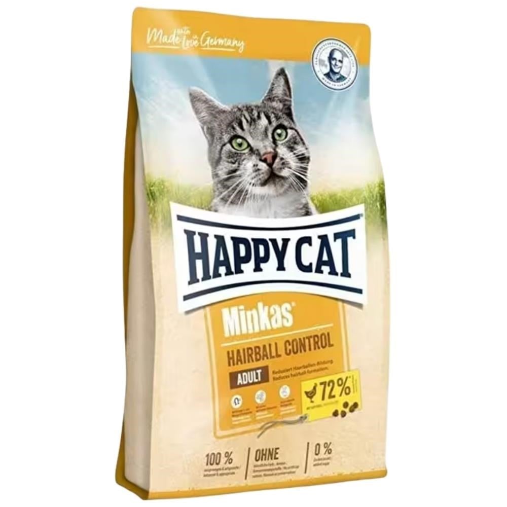 Happy Cat Minkas Hairball Tavuklu Yetişkin Kedi Maması 10 kgHappy Cat