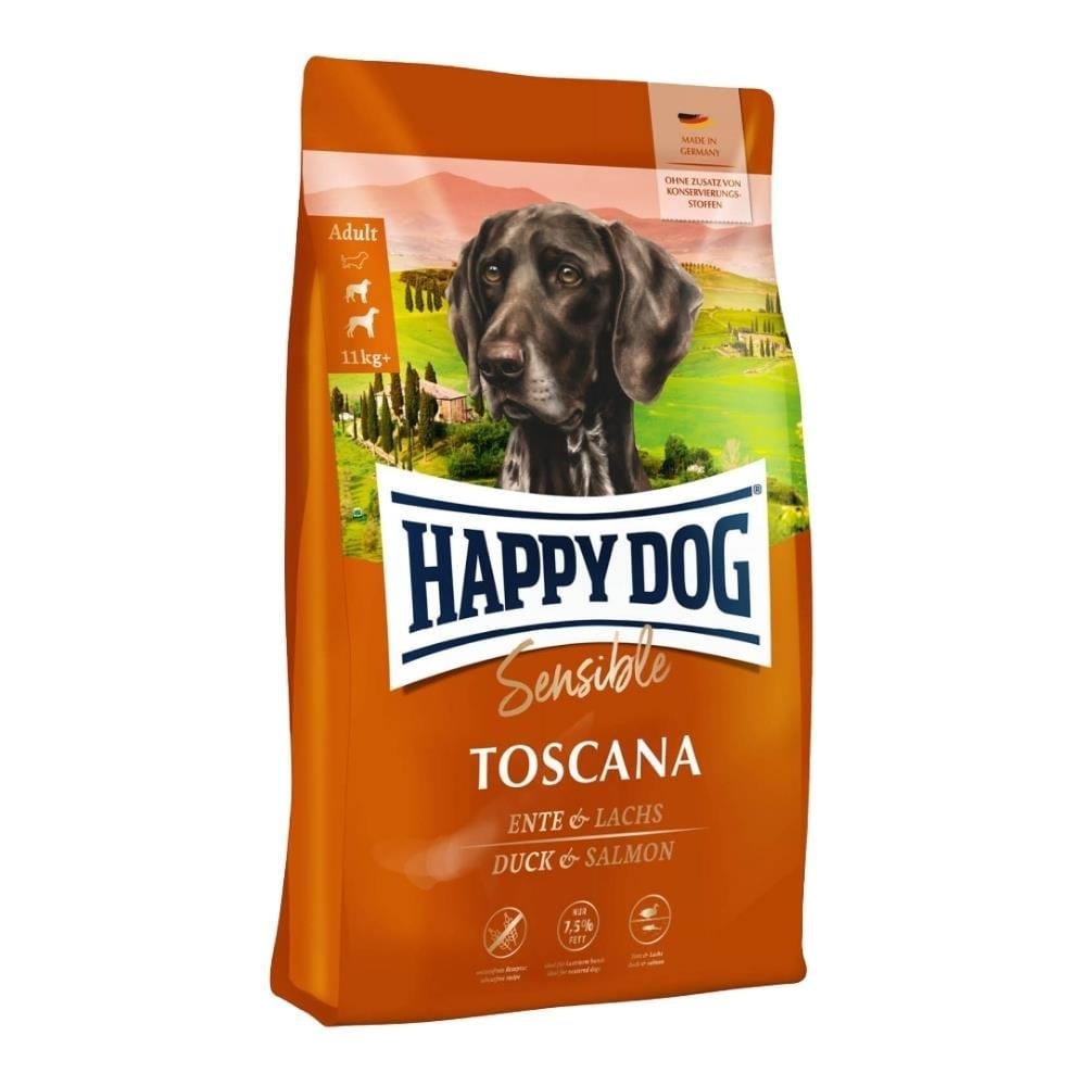 Happy Dog Sensible Toscana Ördek ve Somonlu Kısırlaştırılmış Köpek Maması 4 kgHappy Dog
