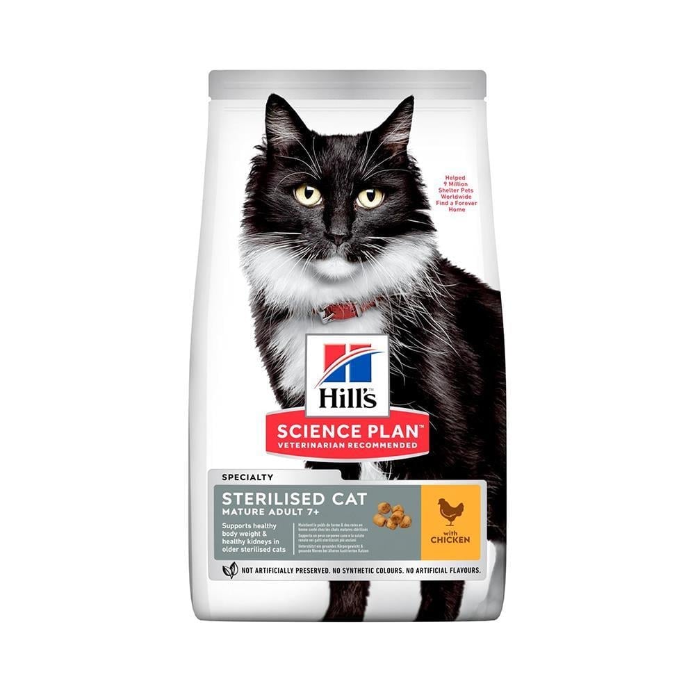 Hill's 7+ Sterilised Tavuklu Yaşlı Kedi Maması 1,5 kgHill's