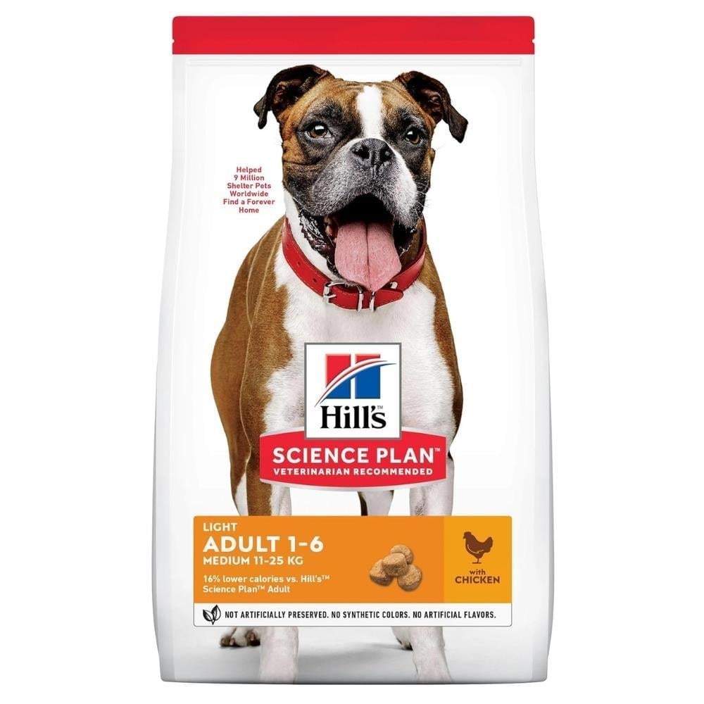 Hill's Adult Light Medium Tavuklu Yetişkin Köpek Maması 2,5 kgHill's