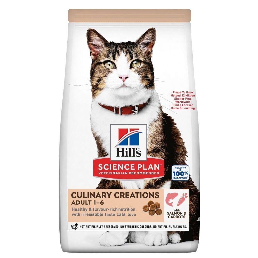 Hill's Culinary Creations Somonlu Havuçlu Kedi Maması 10 kgHill's