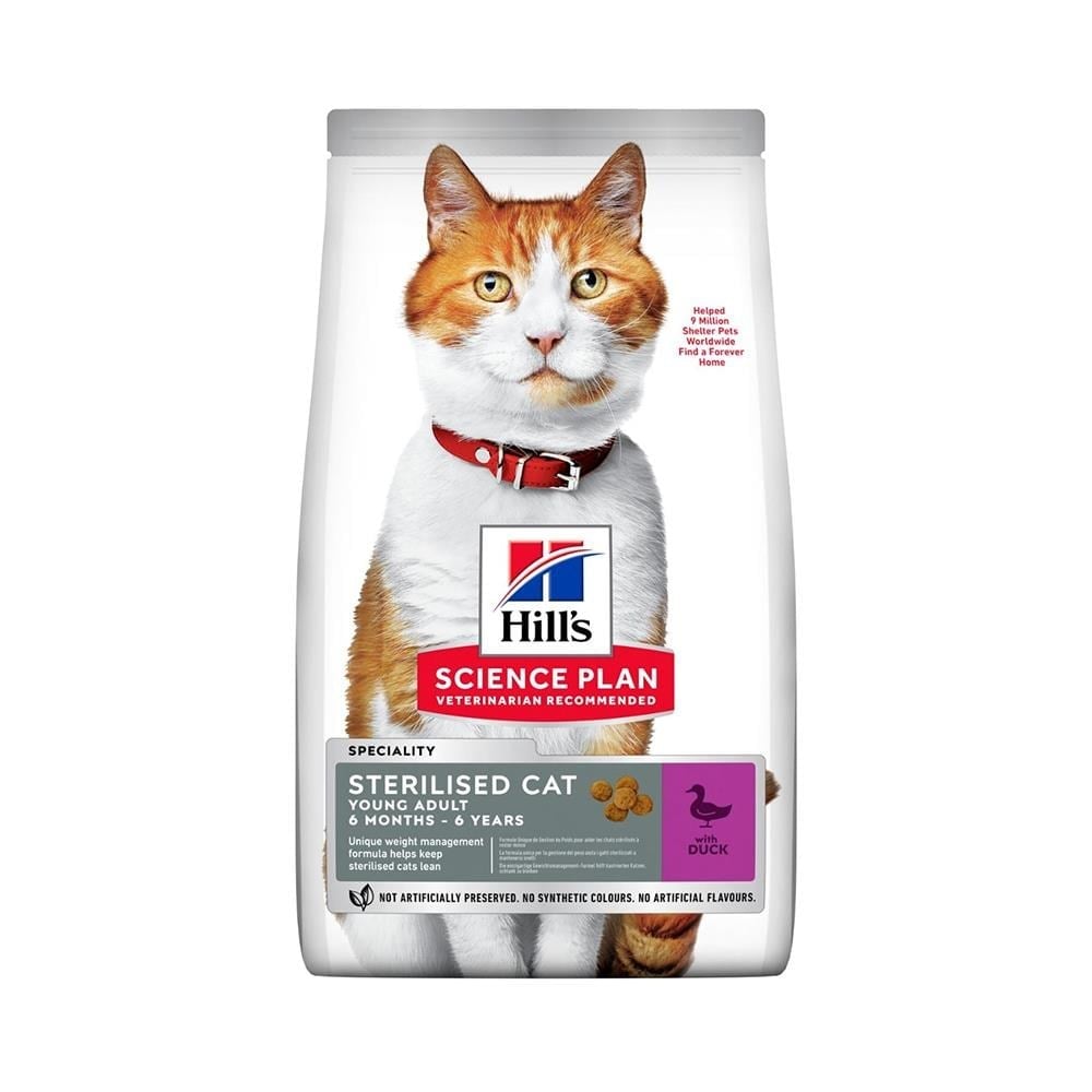 Hill's Ördekli Kısırlaştırılmış Kedi Maması 3 kgHill's