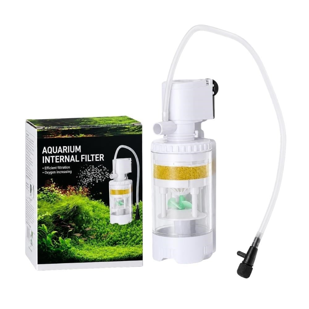 Jingye Akvaryum Silindir İç Filtre Beyaz 500L/H 6WJingye