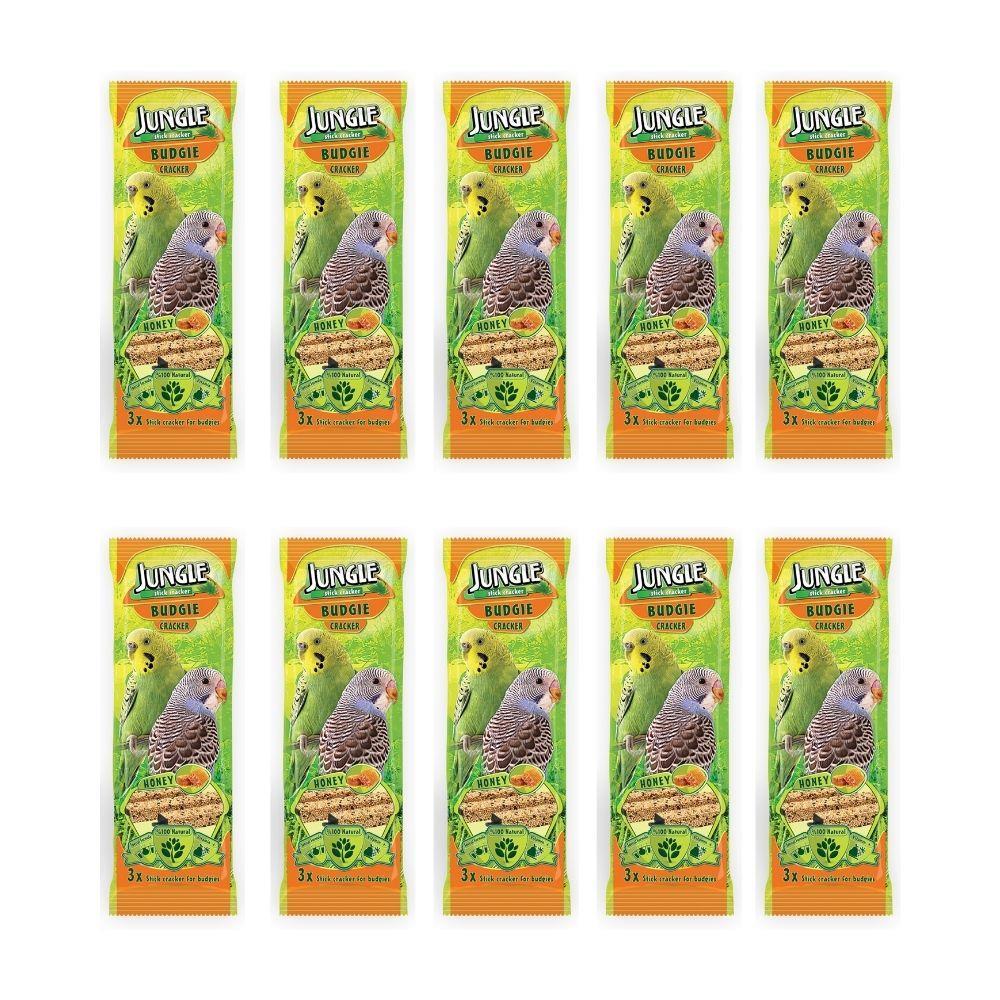 Jungle Ballı Muhabbet Kuşu Konuşturan Kraker 3'lü x 10 AdetJungle