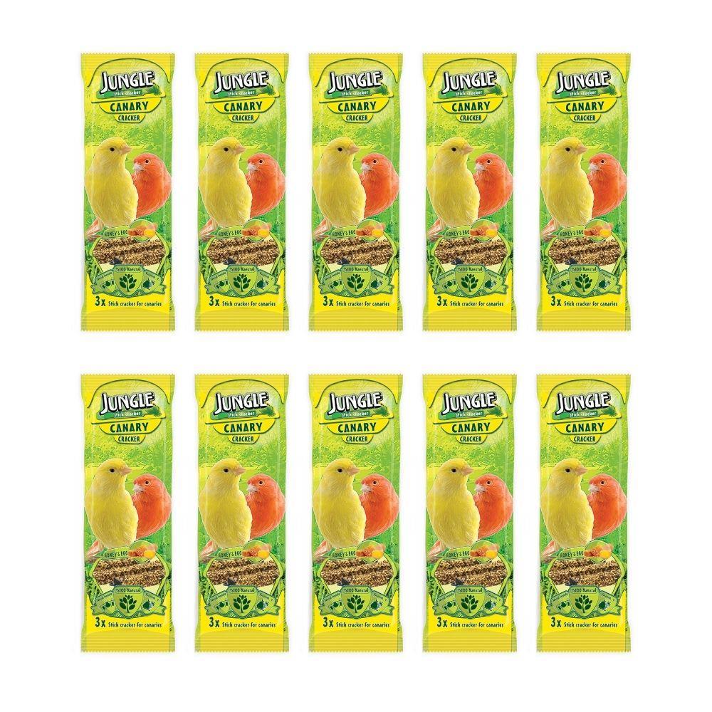 Jungle Ballı Yumurtalı Kanarya Krakeri 3'lü 105 gr x 10 adetJungle