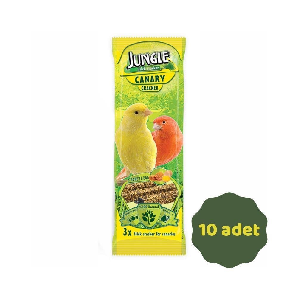 Jungle Ballı Yumurtalı Kanarya Krakeri 3'lü 105 gr x 10 adetJungle