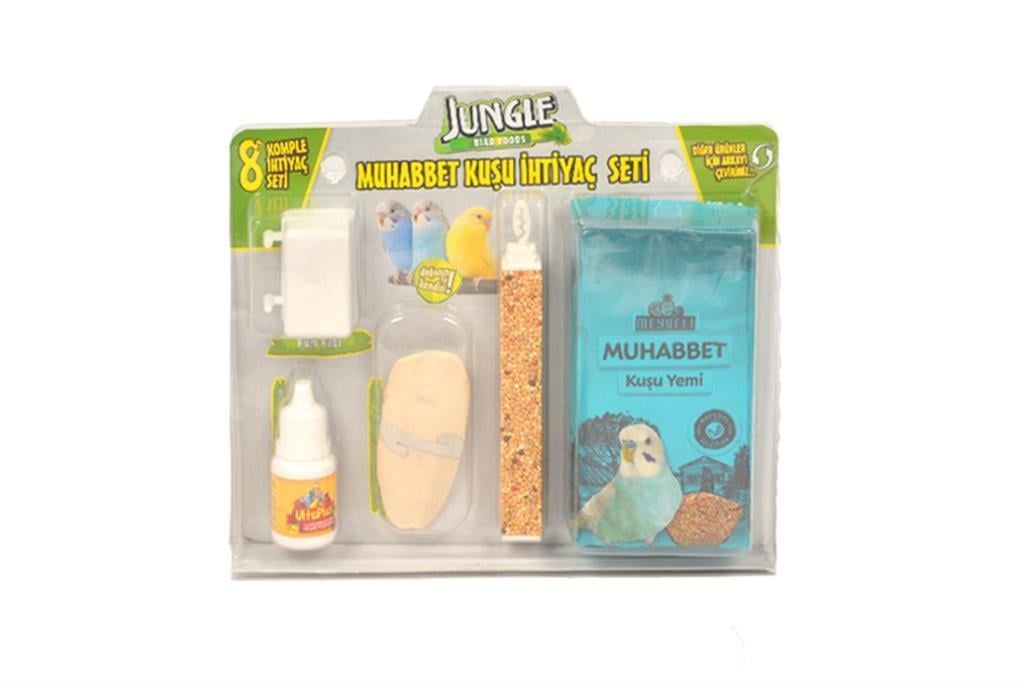 Jungle Muhabbet Kuşu İhtiyaç SetiJungle