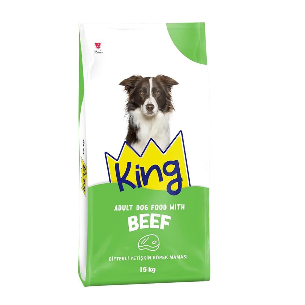 King Biftekli Yetişkin Köpek Maması 15 kg King