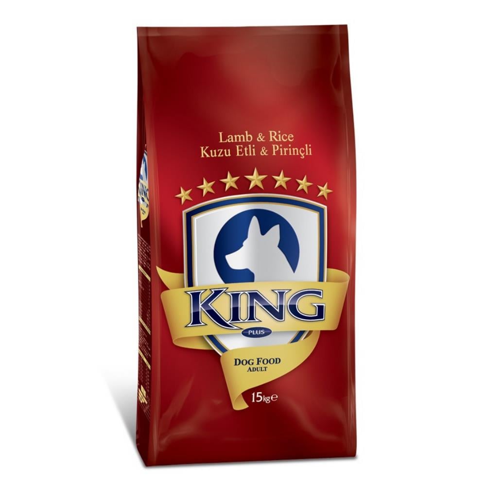 King Kuzu Etli Ve Pirinçli Yetişkin Köpek Maması 15 Kg King