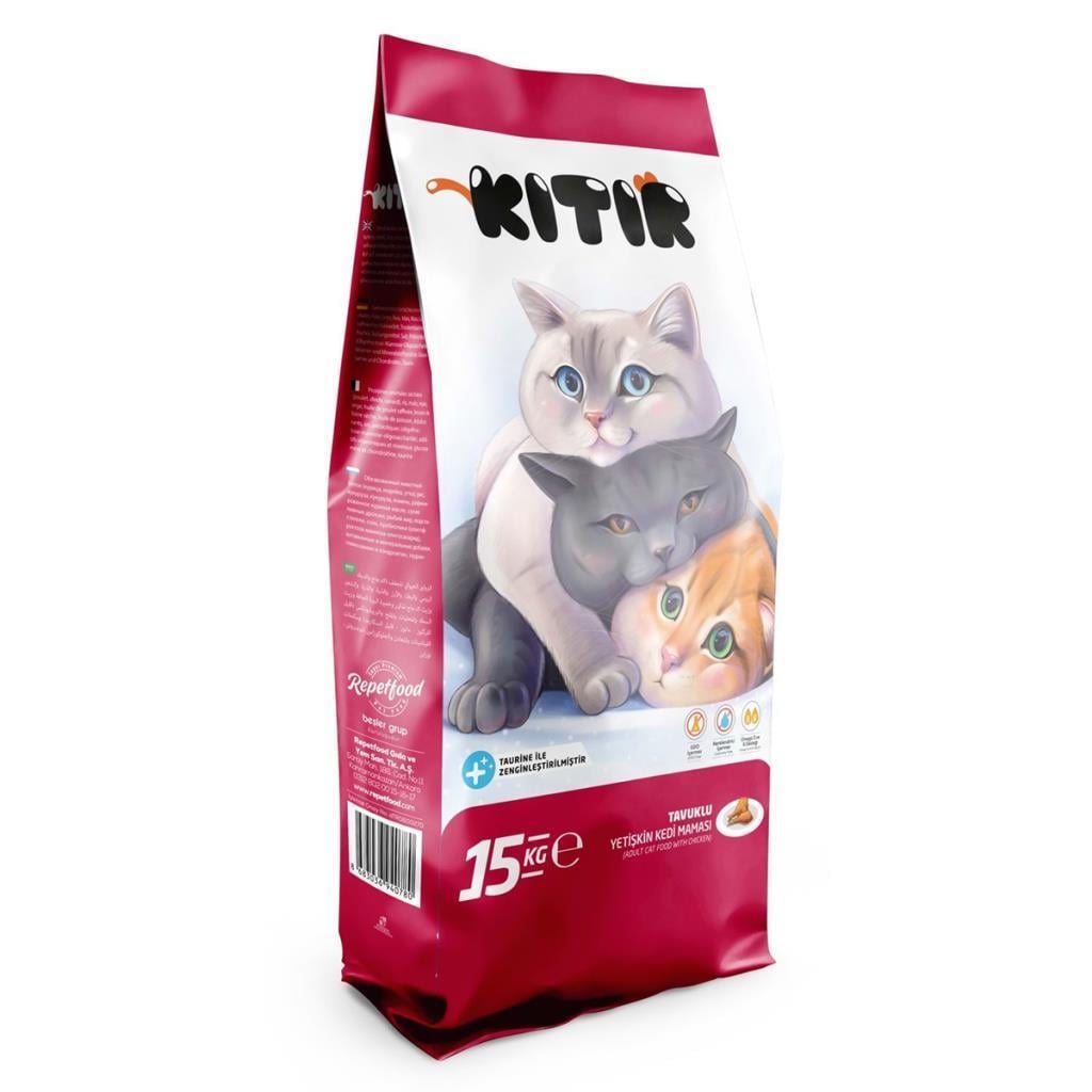Kıtır Tavuklu Yetişkin Kuru Kedi Maması 15 kgKıtır