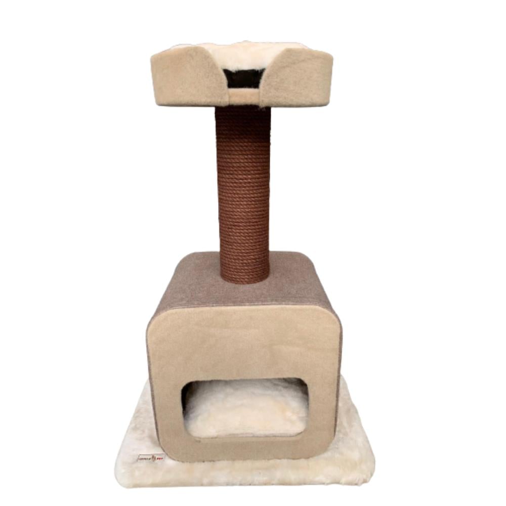Kralle Kedi Tırmalama Tahtası Krem 60x45x90 cmKralle