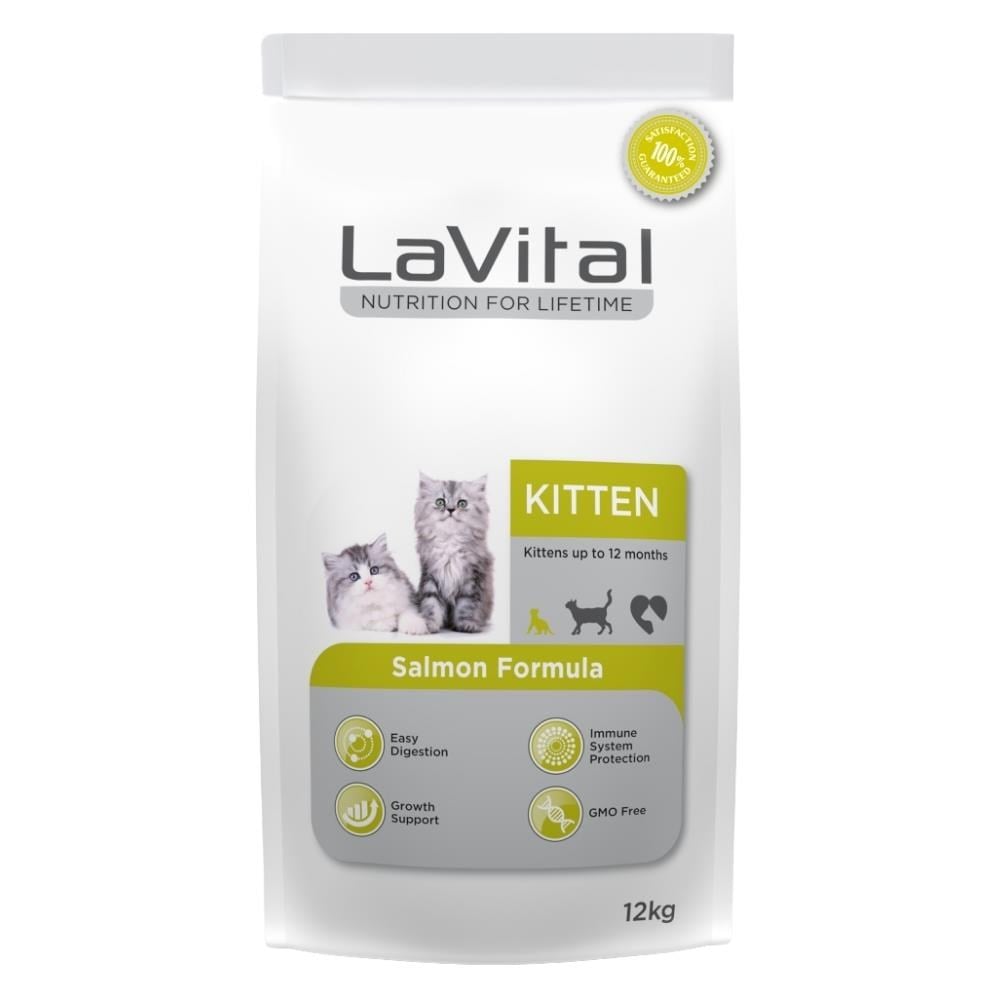 LaVital Kitten Somonlu Yavru Kedi Maması 12 kgLaVital
