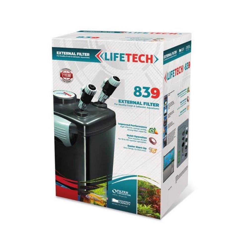 Life Tech Dış Filtre Siyah Kova İçi Dolu 1500 L/HLifetech