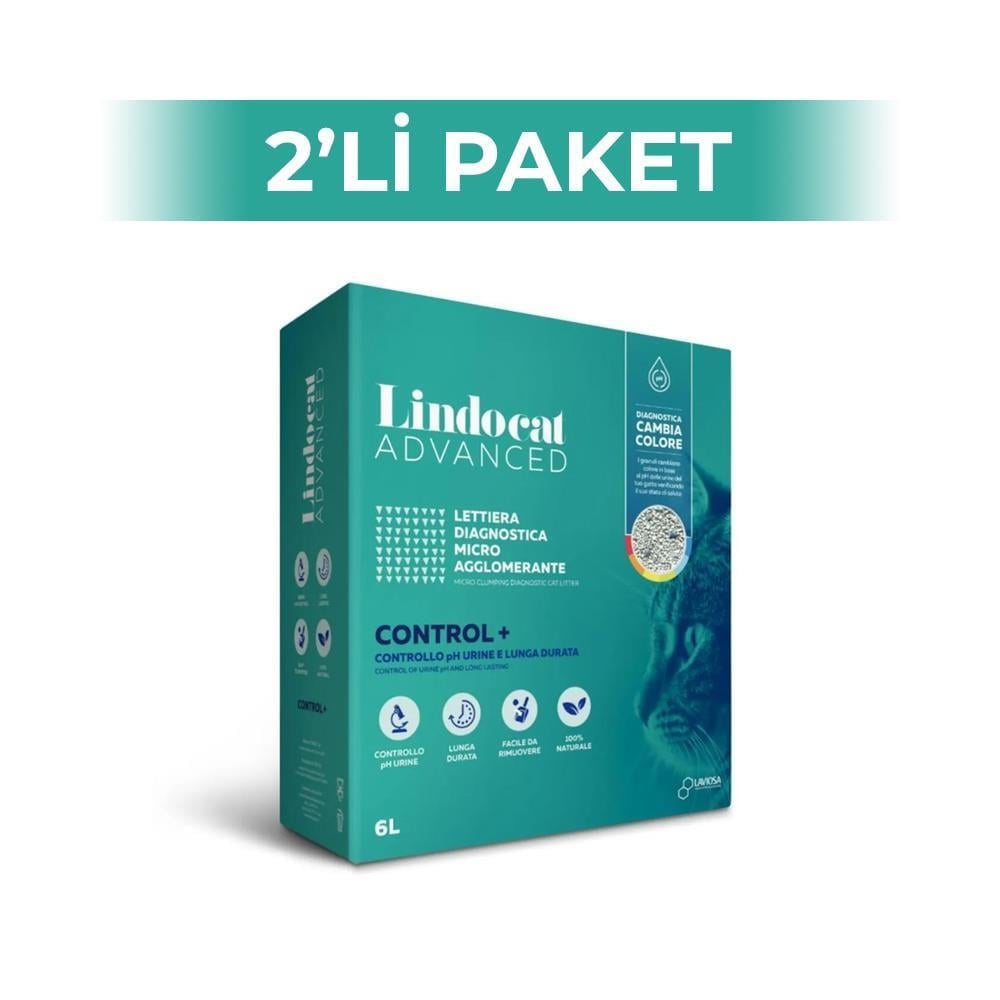 Lindo Cat Advanced Control Hastalık Teşhis Eden Kedi Kumu 6 lt 2 AdetLindo Cat