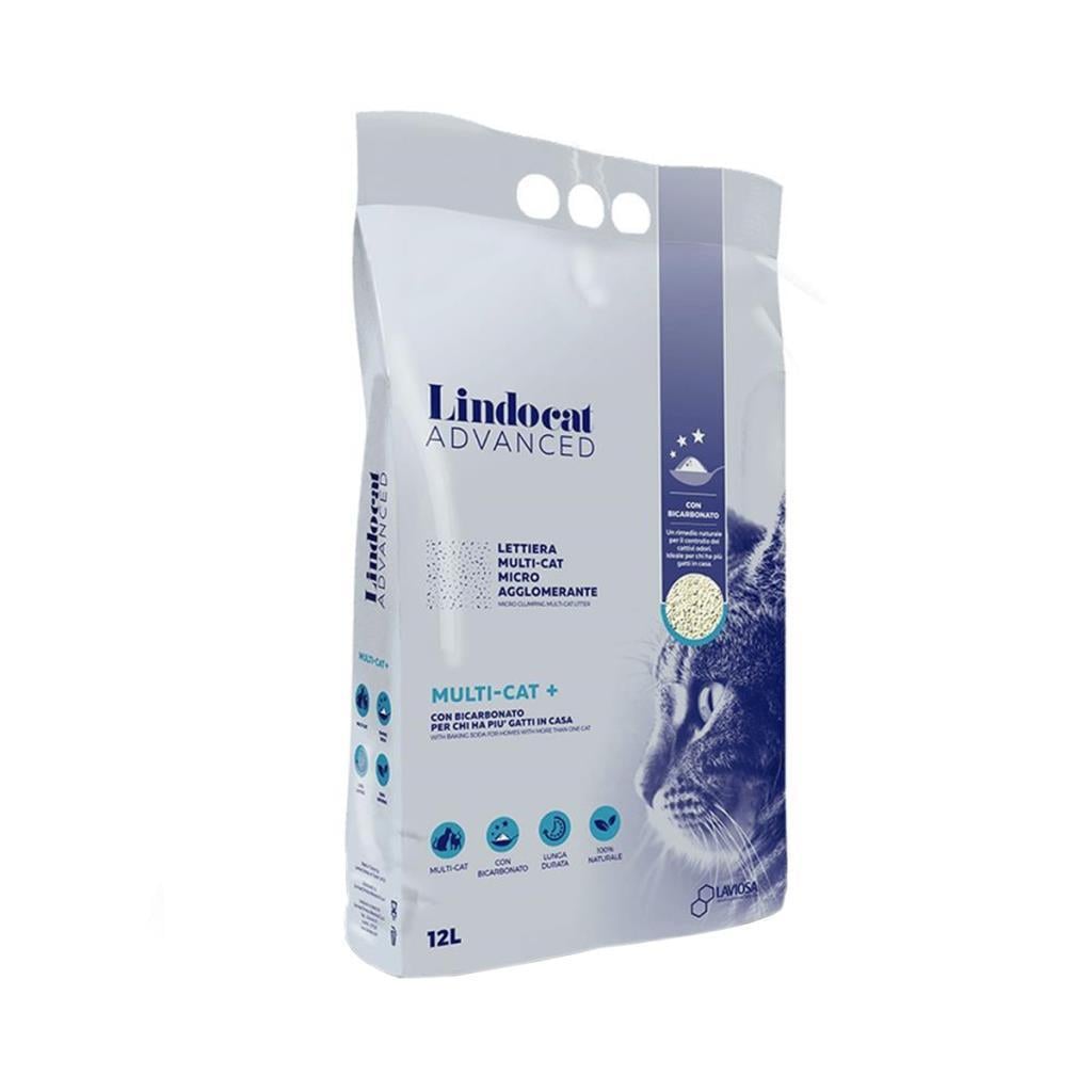 LindoCat Advanced Topaklaşan Kokusuz İnce Taneli Bentonit 12 ltLindo Cat