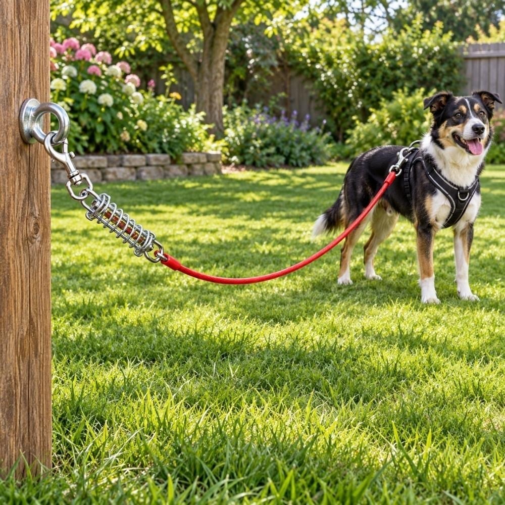 Lion Köpek Çelik Bahçe Bağlama Halatı 6 mLion