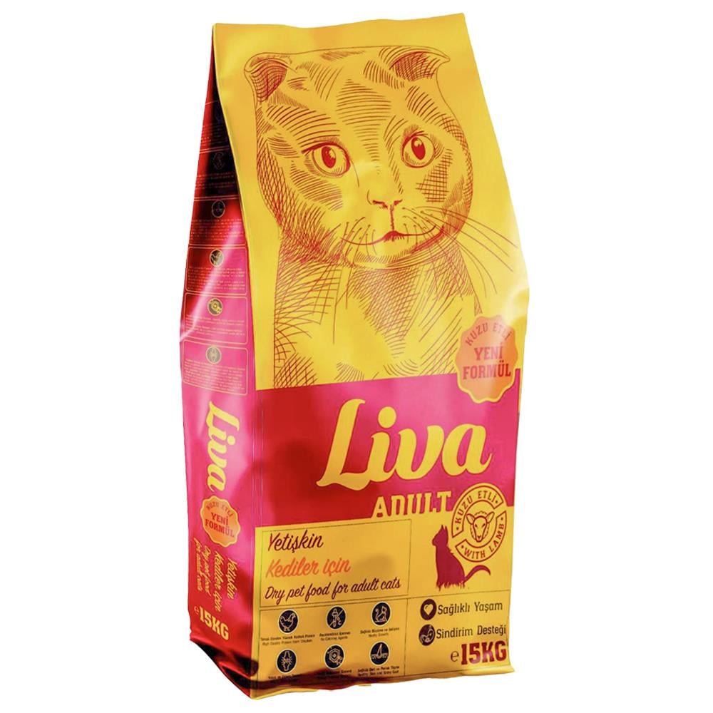 Liva Kuzulu Yetişkin Kedi Maması 15 kgLiva