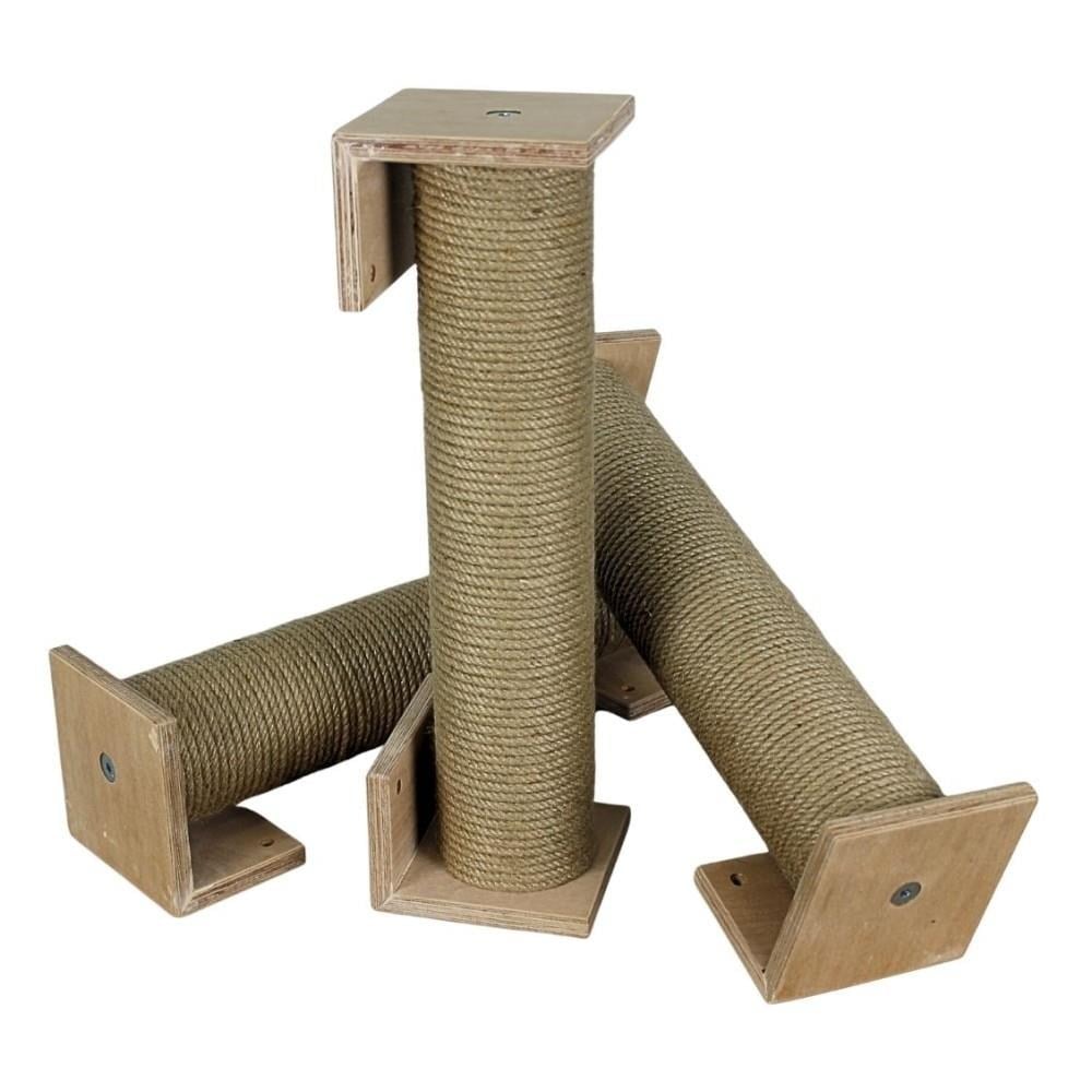 Lotus Duvara Monte Yan Kedi Tırmalama Tahtası 50 cm 3 AdetLotus