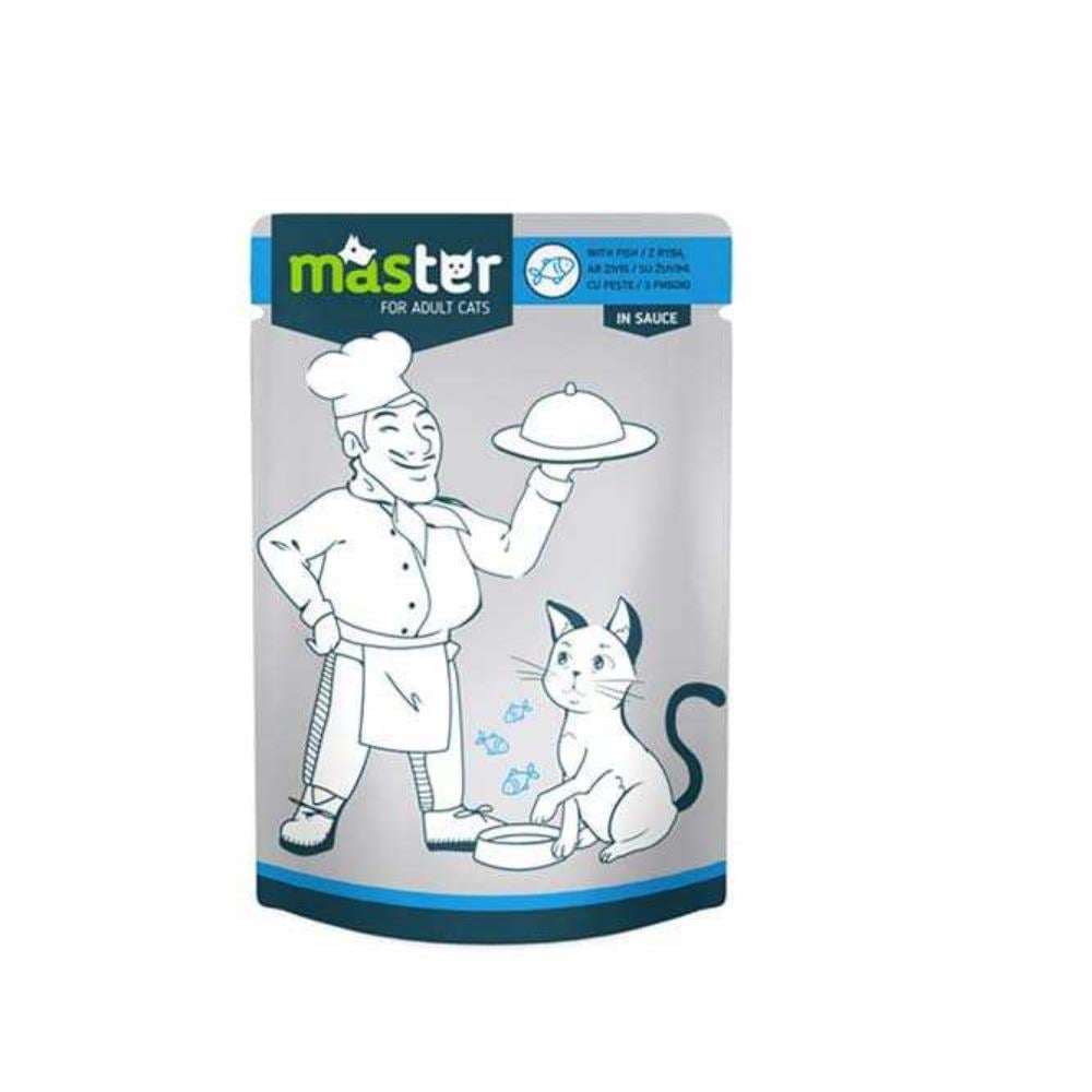 Master Balık Etli Yetişkin Yaş Kedi Maması 80 grMaster