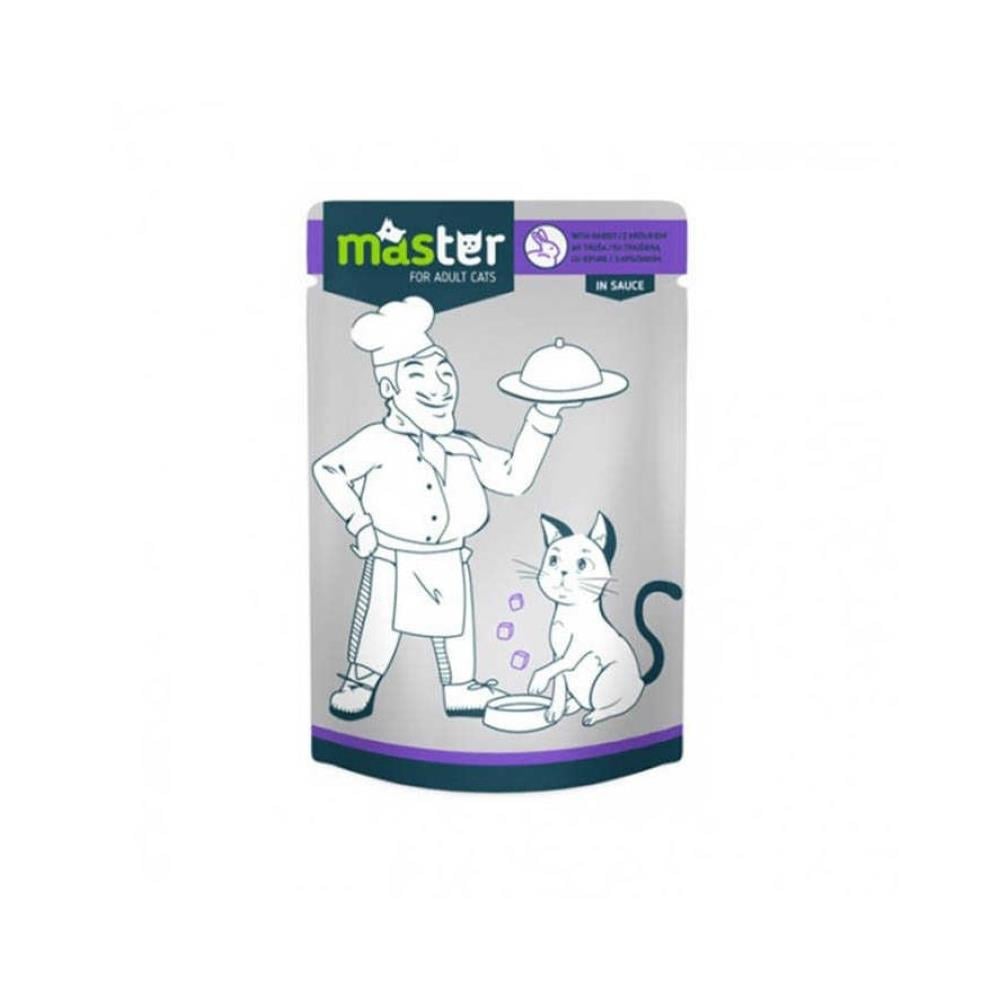 Master Tavşan Etli Yetişkin Yaş Kedi Maması 80 grMaster