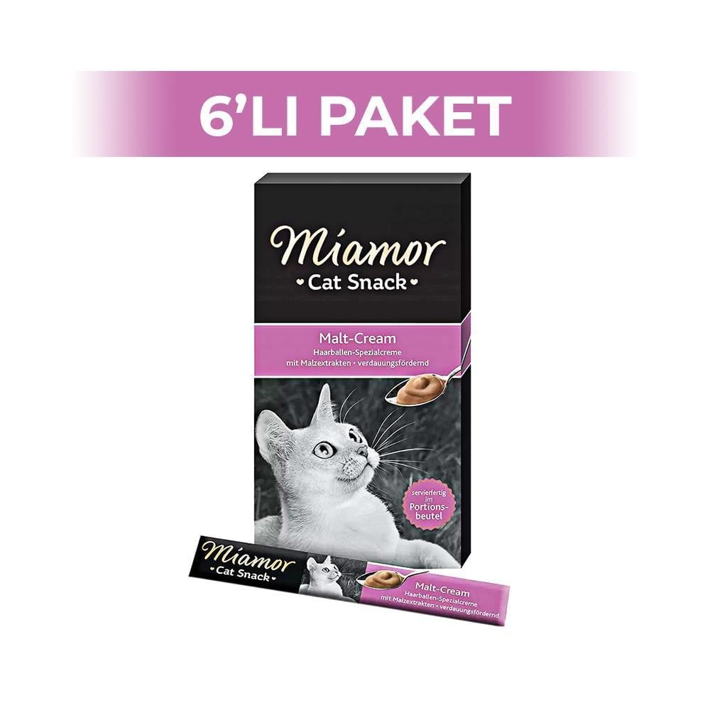 Miamor Cream Malt Kedi Ödülü 6x15 gr 6 AdetMiamor