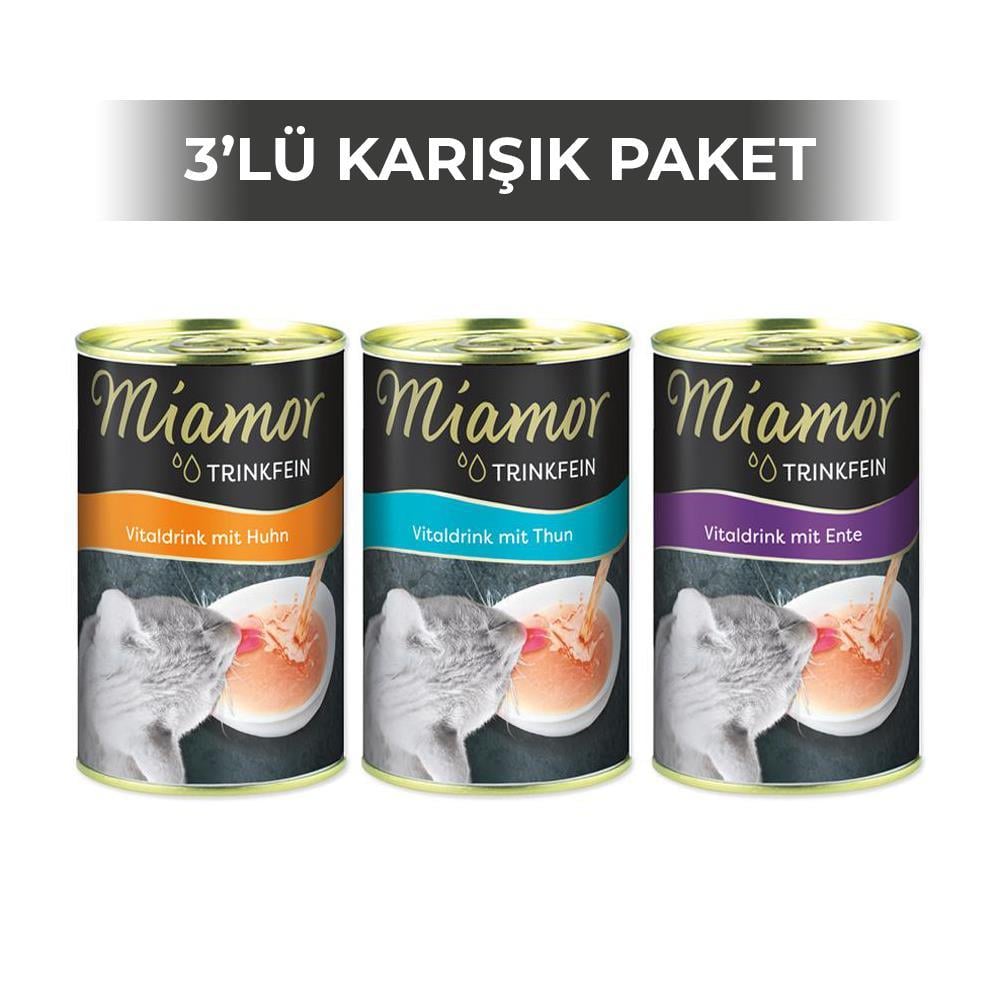 Miamor Karışık Kedi Çorbası 135 ml 3 AdetMiamor