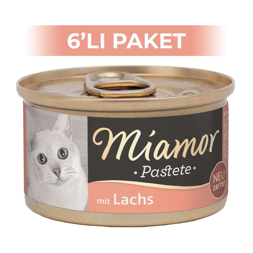 Miamor Pastete Somonlu Yetişkin Kedi Konservesi 85 gr 6 AdetMiamor