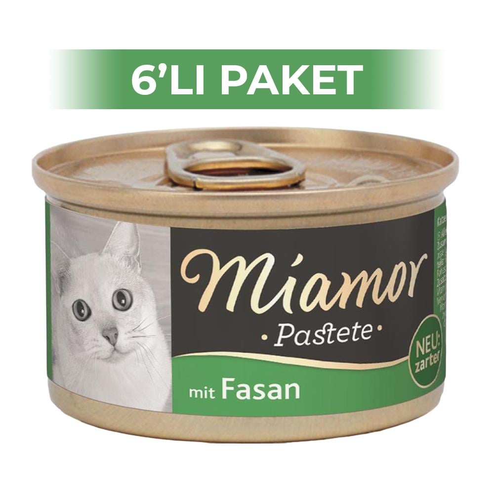 Miamor Pastete Sülünlü Yaş Kedi Konservesi 85 gr 6 AdetMiamor