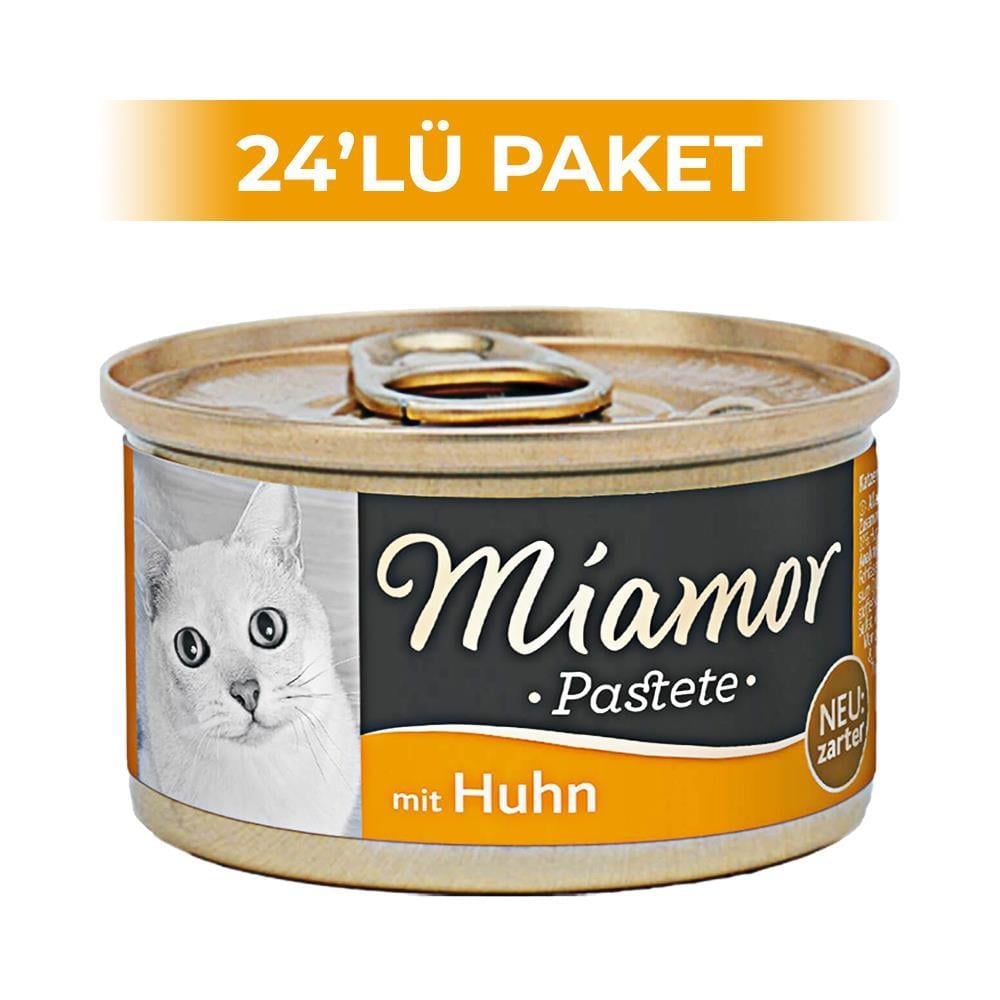 Miamor Pastete Tavuklu Yaş Kedi Konservesi 85 gr 24 AdetMiamor