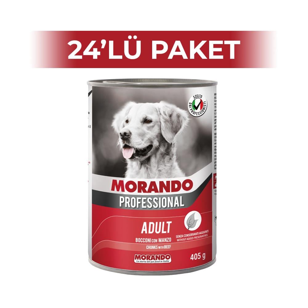 Miglior Cane Pro Biftekli Yetişkin Konserve Köpek Maması 405 gr 24 AdetMiglior Cane