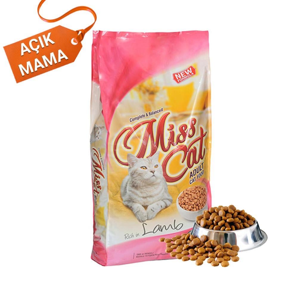 Miss Cat Kuzu Etli Yetişkin Açık Kedi Maması 6 kgMiss Cat