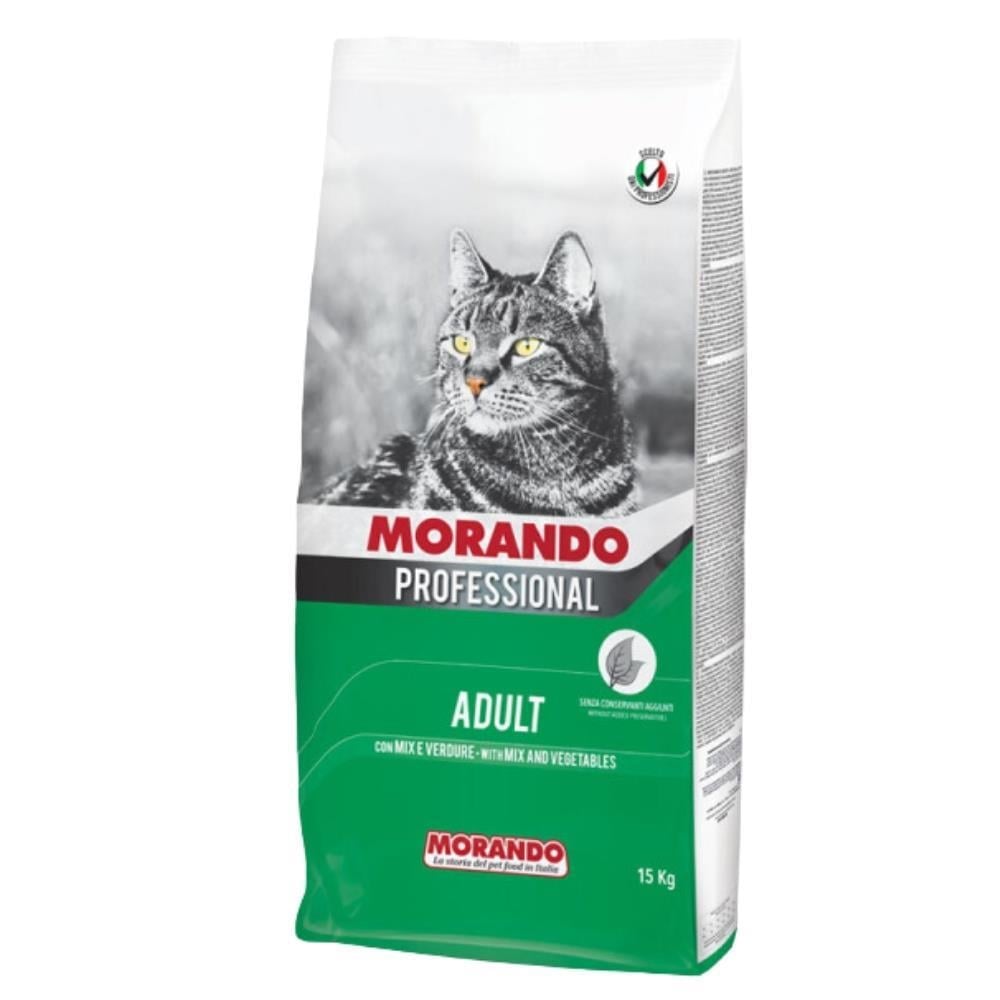 Morando Professional Sebzeli Yetişkin Kedi Maması 15 kgMorando