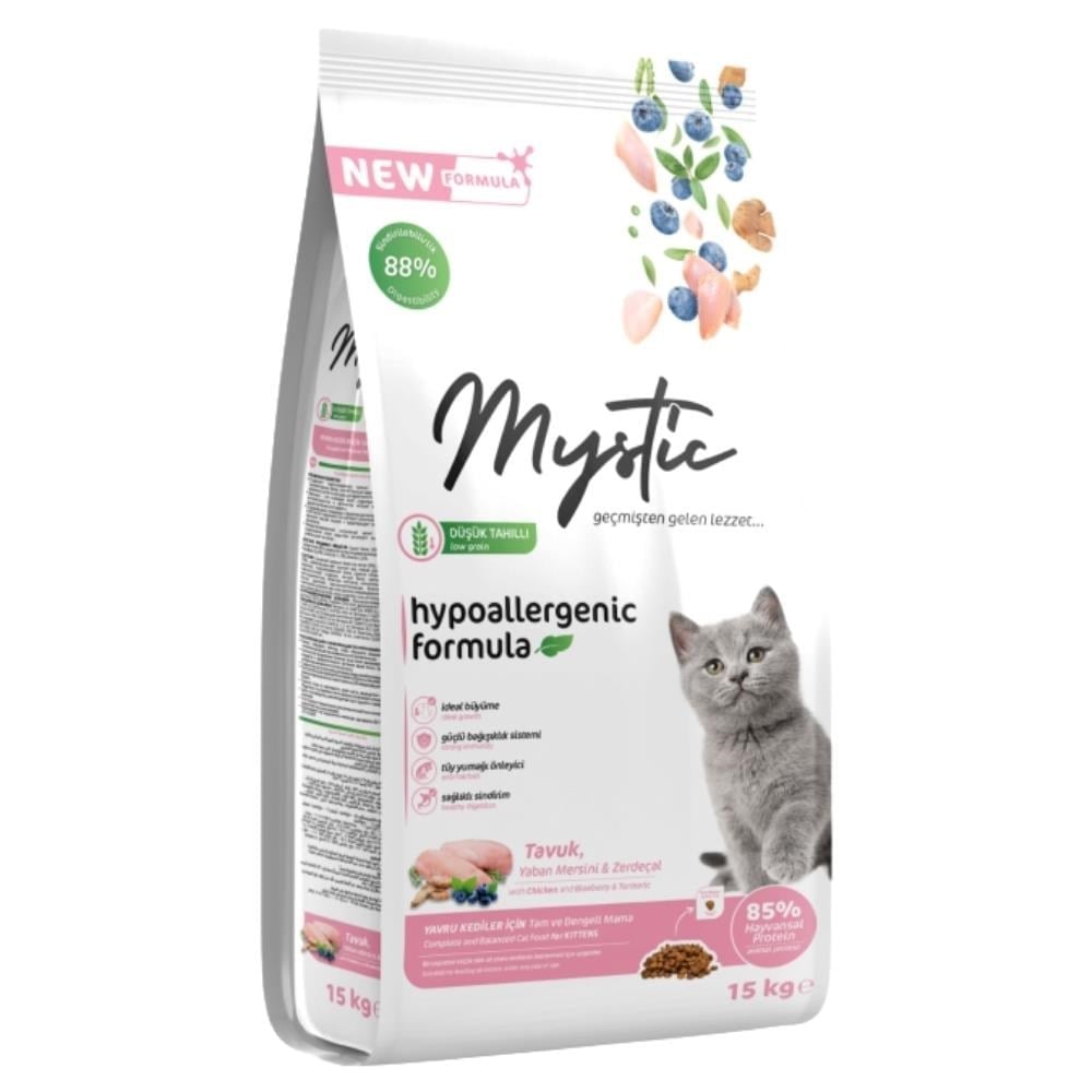 Mystic Tavuklu Yavru Kedi Maması 15 kgMystic 