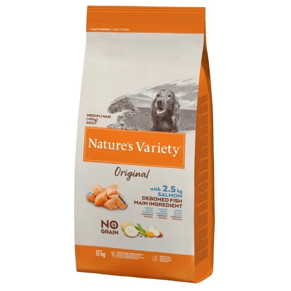 Nature's Variety Somonlu Tahılsız Orta ve Büyük Irk Köpek Maması 12 kgNature's Variety
