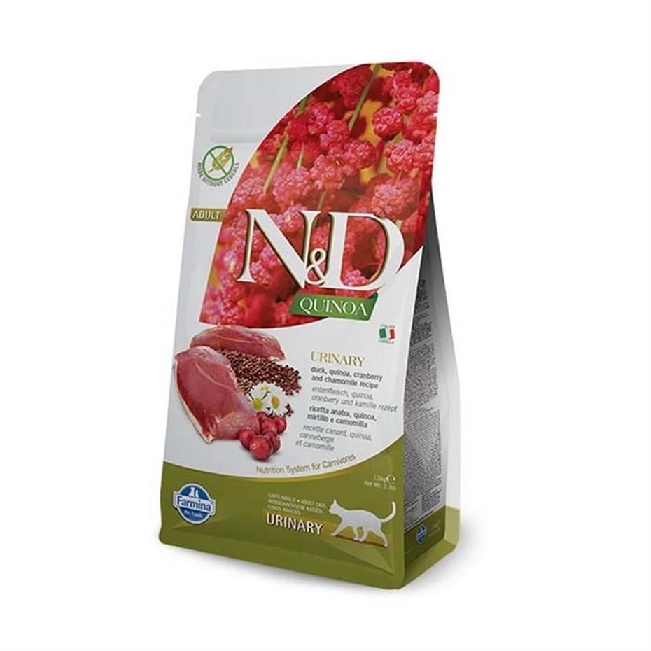 N&D Kinoa Skın Urinary Ördekli Kedi Maması 5 kgND